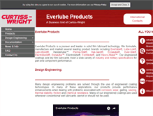 Tablet Screenshot of everlubeproducts.com